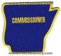 Arkansas State Police Commissioner (Arkansas)
Thanks to BensPatchCollection.com for this scan.
