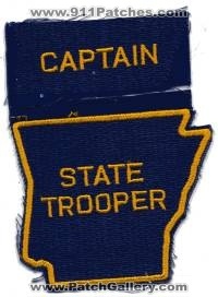 Arkansas State Police Trooper Captain (Arkansas)
Thanks to BensPatchCollection.com for this scan.
