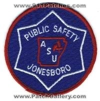 Arkansas State University Jonesboro Public Safety (Arkansas)
Thanks to BensPatchCollection.com for this scan.
Keywords: dps police