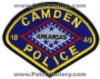 Camden Police (Arkansas)
Thanks to BensPatchCollection.com for this scan.
