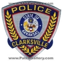 Clarksville Police (Arkansas)
Thanks to BensPatchCollection.com for this scan.
