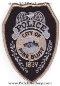 Pine Bluff Police (Arkansas)
Thanks to BensPatchCollection.com for this scan.
Keywords: city of