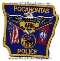 Pocahontas Police (Arkansas)
Thanks to BensPatchCollection.com for this scan.
