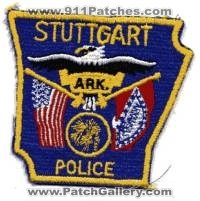 Stuttgart Police (Arkansas)
Thanks to BensPatchCollection.com for this scan.
