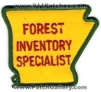 Arkansas Forestry Commission Forest Inventory Specialist (Arkansas)
Thanks to BensPatchCollection.com for this scan.
Keywords: fire wildland