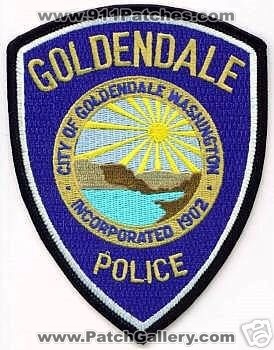 Goldendale Police (Washington)
Thanks to apdsgt for this scan.
Keywords: city of