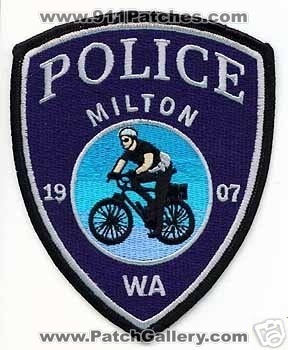 Milton Police (Washington)
Thanks to apdsgt for this scan.
