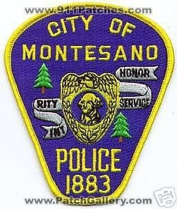Montesano Police (Washington)
Thanks to apdsgt for this scan.
Keywords: city of
