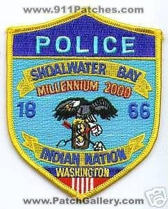 Shoalwater Bay Indian Nation Police Millennium 2000 (Washington)
Thanks to apdsgt for this scan.
