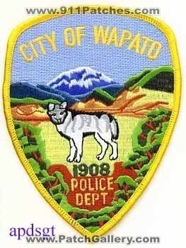 Wapato Police Department (Washington)
Thanks to apdsgt for this scan.
Keywords: city of dept