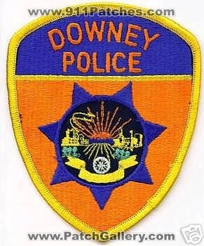 Downey Police (California)
Thanks to apdsgt for this scan.
