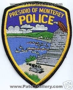Presidio of Monterey Police (California)
Thanks to apdsgt for this scan.
