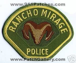 Rancho Mirage Police (California)
Thanks to apdsgt for this scan.

