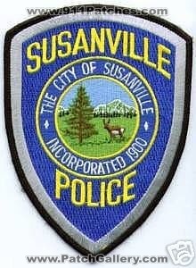 Susanville Police (California)
Thanks to apdsgt for this scan.
Keywords: the city of