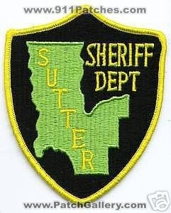 Sutter County Sheriff Department (California)
Thanks to apdsgt for this scan.
Keywords: dept