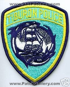 Tiburon Police (California)
Thanks to apdsgt for this scan.
