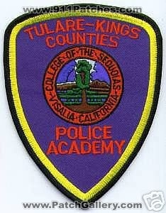 Tulare Kings County Police Academy (California)
Thanks to apdsgt for this scan.
Keywords: college of the sequoias visalia