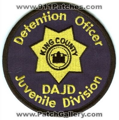King County Sheriff Detention Officer Juvenile Division (Washington) (Error)
Scan By: PatchGallery.com
Error: Oficer
Keywords: dadj