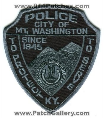 Mount Washington Police (Kentucky)
Scan By: PatchGallery.com
Keywords: mt city of