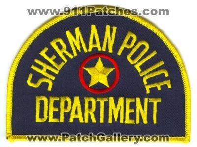 Sherman Police Department (Texas)
Scan By: PatchGallery.com
