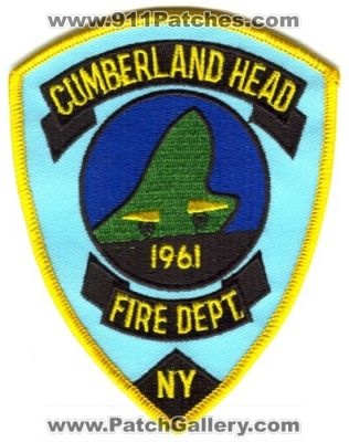 Cumberland Head Fire Department Patch (New York)
[b]Scan From: Our Collection[/b]
Keywords: dept