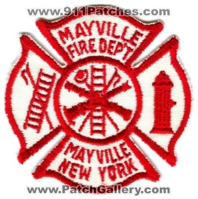 Mayville Fire Department Patch (New York)
[b]Scan From: Our Collection[/b]
Keywords: dept