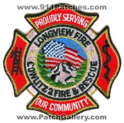 Cowlitz County Fire District 2 Longview (Washington)
Scan By: PatchGallery.com
Keywords: co. dist. number no. #2 department dept. & and rescue proudly serving our community