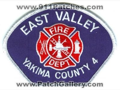 East Valley Fire Department Yakima County District 4 (Washington)
Scan By: PatchGallery.com
Keywords: dept. co. dist. number no. #4