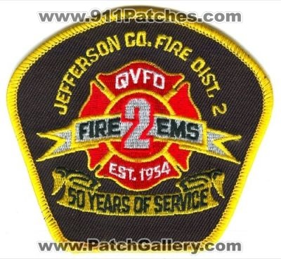 Jefferson County Fire District 2 50 Years of Service Quilcene (Washington)
Scan By: PatchGallery.com
Keywords: co. dist. number no. #2 department dept. qvfd volunteer ems