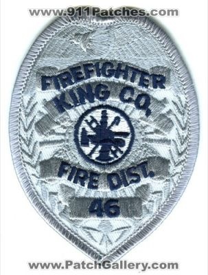 King County Fire District 46 Firefighter (Washington)
Scan By: PatchGallery.com
Keywords: co. dist. number no. #46 department dept.