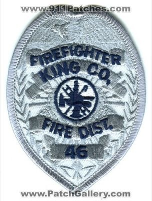 King County Fire District 46 Firefighter (Washington)
Scan By: PatchGallery.com
Keywords: co. dist. number no. #46 department dept.