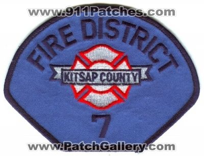 Kitsap County Fire District 7 Patch (Washington)
Scan By: PatchGallery.com

