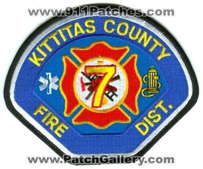 Kittitas County Fire District 7 (Washington)
Scan By: PatchGallery.com
Keywords: co. dist. number no. #7 department dept.