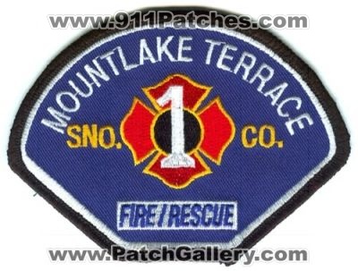 Snohomish County Fire District 1 Mountlake Terrace Patch (Washington)
Scan By: PatchGallery.com
Keywords: sno. co. dist. number no. #1 department dept. rescue