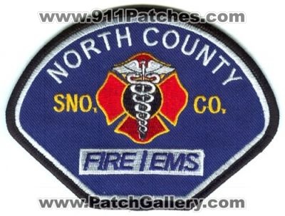 North County Fire EMS Department Snohomish County District Patch (Washington)
Scan By: PatchGallery.com
Keywords: co. dept. sno. co. dist.