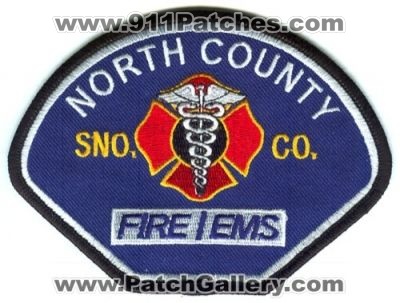 North County Fire EMS Department Snohomish County District Patch (Washington)
Scan By: PatchGallery.com
Keywords: co. dept. sno. co. dist.