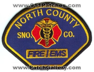 North County Fire EMS Department Snohomish County District Patch (Washington)
Scan By: PatchGallery.com
Keywords: co. dept. sno. co. dist.