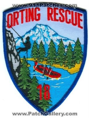 Pierce County Fire District 18 Orting Rescue Patch (Washington)
Scan By: PatchGallery.com
Keywords: co. dist. number no. #18 department dept.