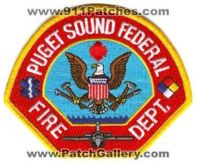 Puget Sound Federal Fire Department Patch (Washington)
[b]Scan From: Our Collection[/b]
Keywords: dept