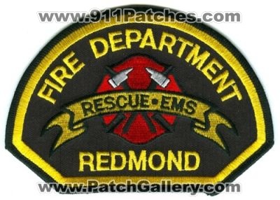Redmond Fire Department (Washington)
Scan By: PatchGallery.com
Keywords: dept. rescue ems