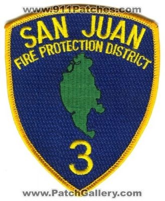 San Juan County Fire District 3 Patch (Washington)
Scan By: PatchGallery.com
Keywords: co. prot. protection dist. number no. #3 department dept.