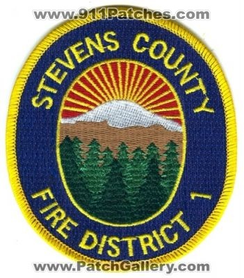 Stevens County Fire District 1 (Washington)
Scan By: PatchGallery.com
Keywords: co. dist. number no. #1 department dept.