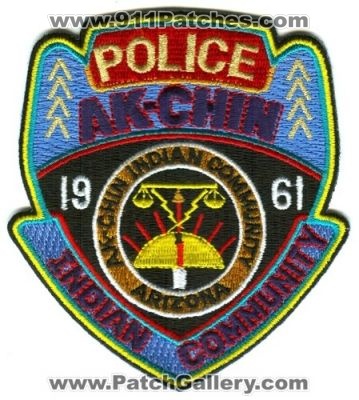 Ak-Chin Indian Community Police (Arizona)
Scan By: PatchGallery.com

