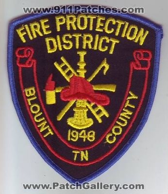 Blount County Fire Protection District (Tennessee)
Thanks to Dave Slade for this scan.
