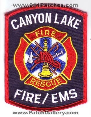 Canyon Lake Fire Rescue (Texas)
Thanks to Dave Slade for this scan.
Keywords: ems
