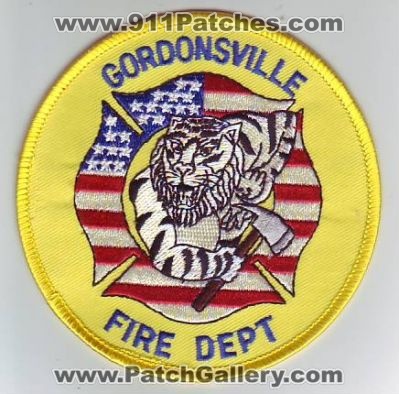 Gordonsville Fire Department (Tennessee)
Thanks to Dave Slade for this scan.
Keywords: dept