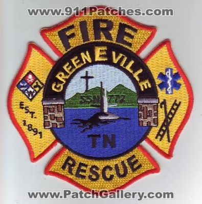 Greeneville Fire Rescue (Tennessee)
Thanks to Dave Slade for this scan.
