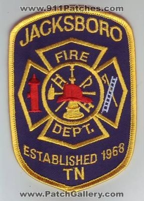 Jacksboro Fire Department (Tennessee)
Thanks to Dave Slade for this scan.
Keywords: dept