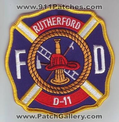 Rutherford Fire Department (Tennessee)
Thanks to Dave Slade for this scan.
Keywords: fd