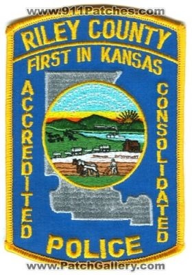 Riley County Police (Kansas)
Scan By: PatchGallery.com
